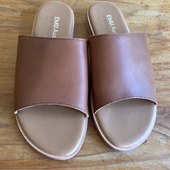 🆕 Emu Australia Leather Minogue Slides - Picture 7 of 9